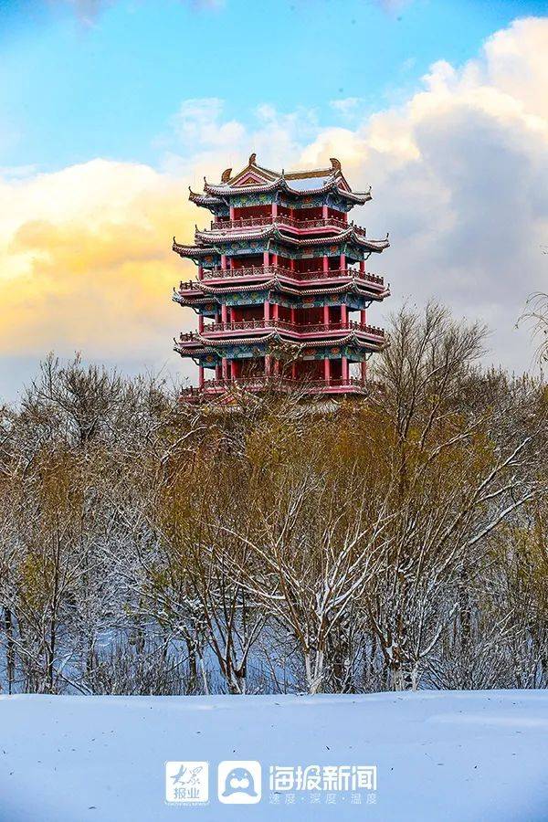 一场大雪,让烟台美翻全国