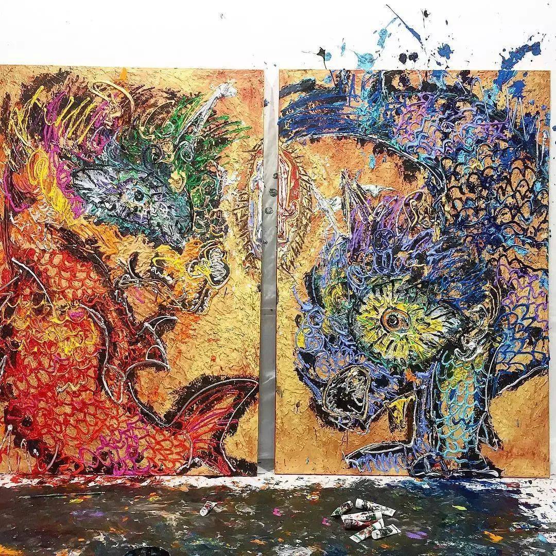 狂野少女”绘画堪比毕加索,8亿人看她作画,作品震惊整个国际画坛