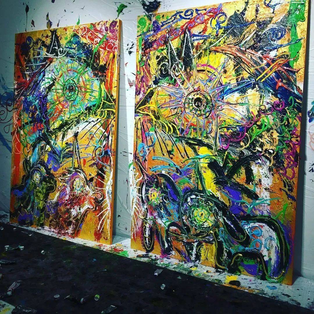 狂野少女”绘画堪比毕加索,8亿人看她作画,作品震惊整个国际画坛