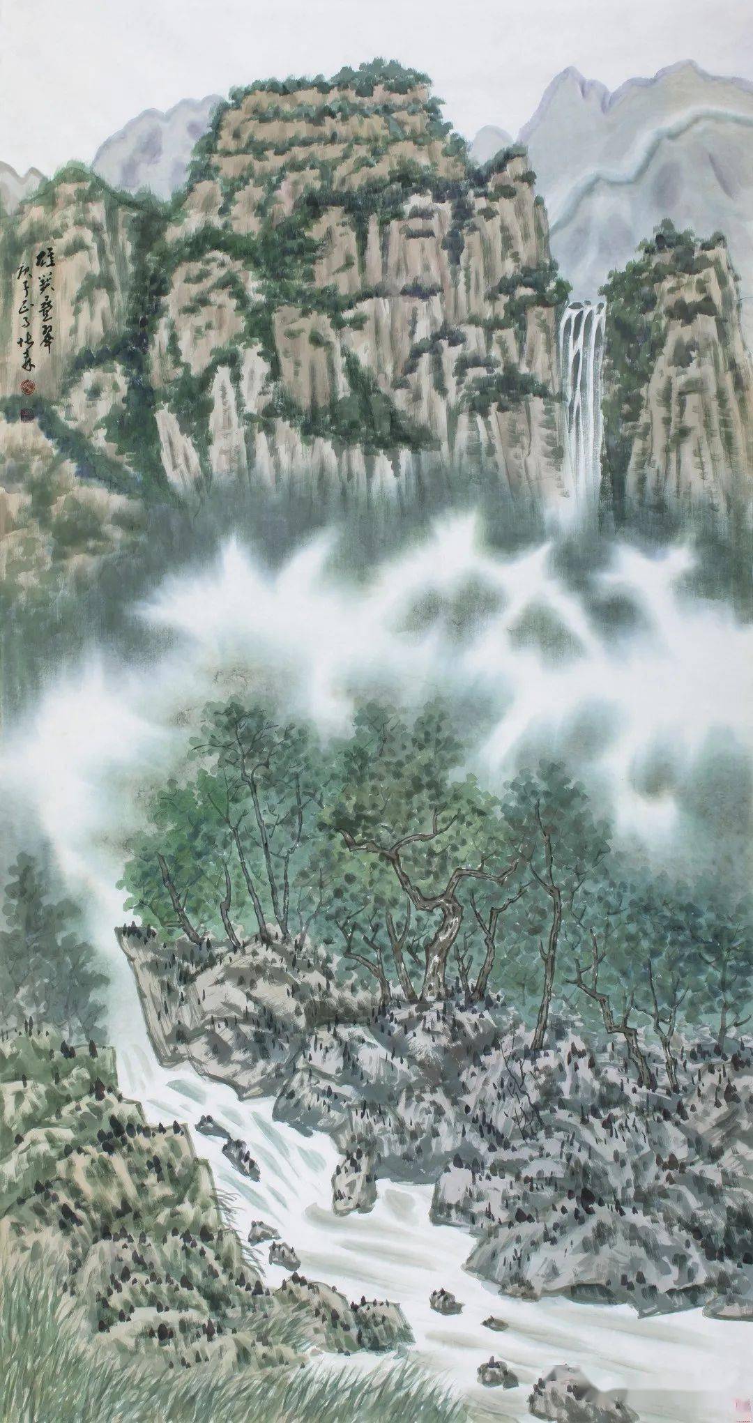 中外名人艺术丨中和之美—观柴博森山水画