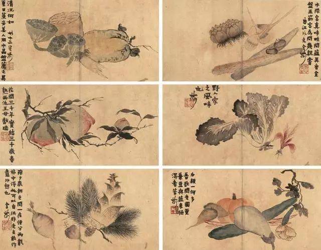 金农绘画作品欣赏,风格独特