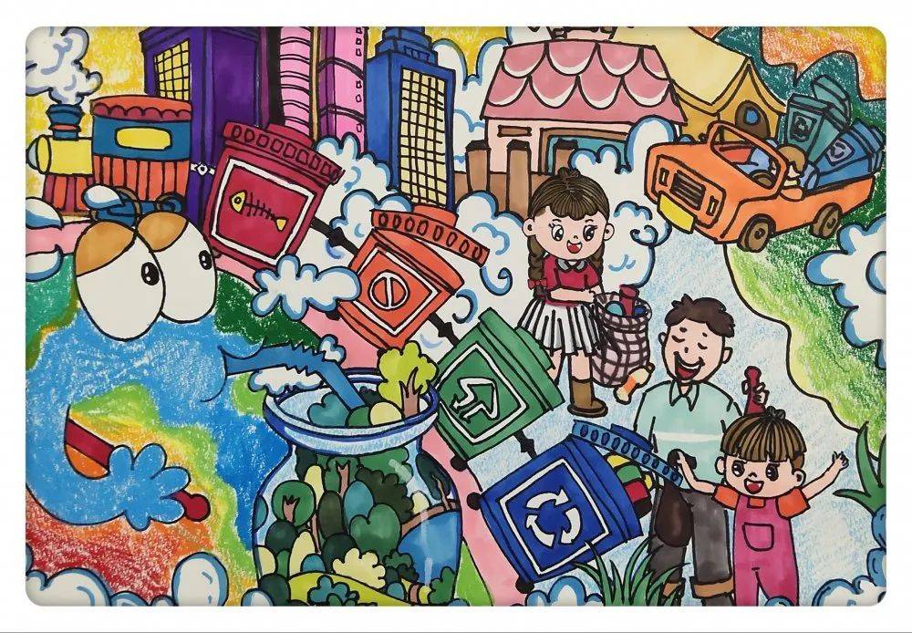 宿迁市“美丽中国,我是行动者” 青少年绘画获奖作品展示(二)
