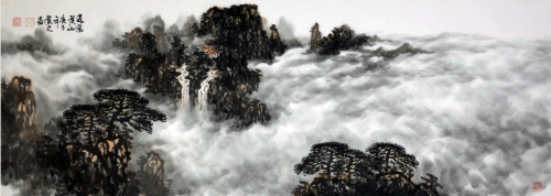 当代著名画家黄之——逍遥黄山系列