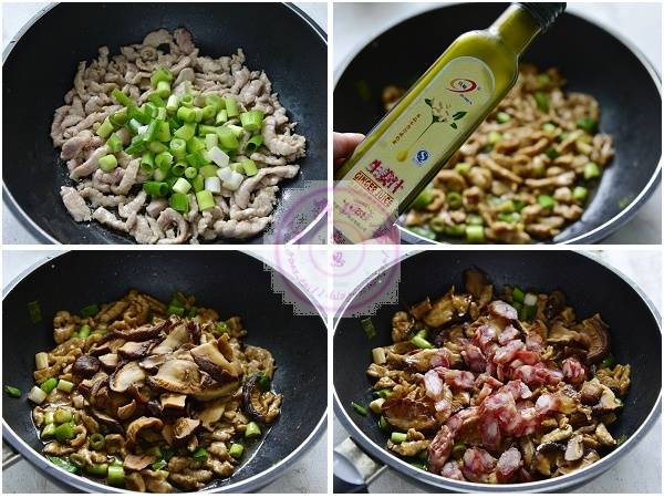 暑天如何做到快速逃离厨房还能享受美味,这样菜饭一锅出是必选—花菇豌豆焖饭
