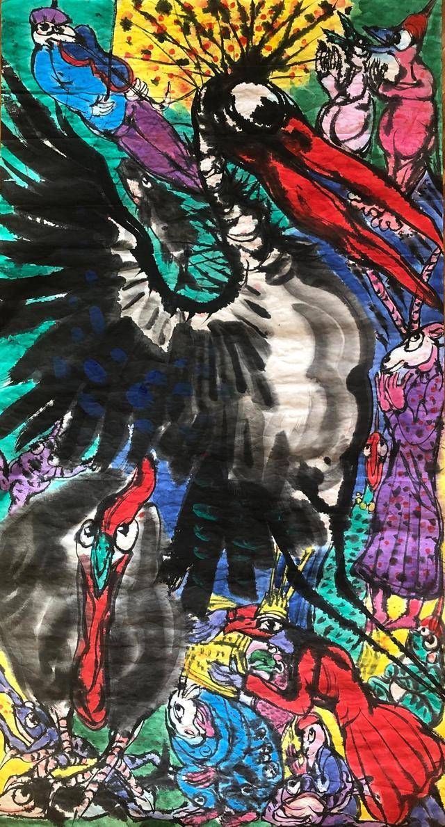 彩墨光华当代艺术——姜宏光绘画作品欣赏