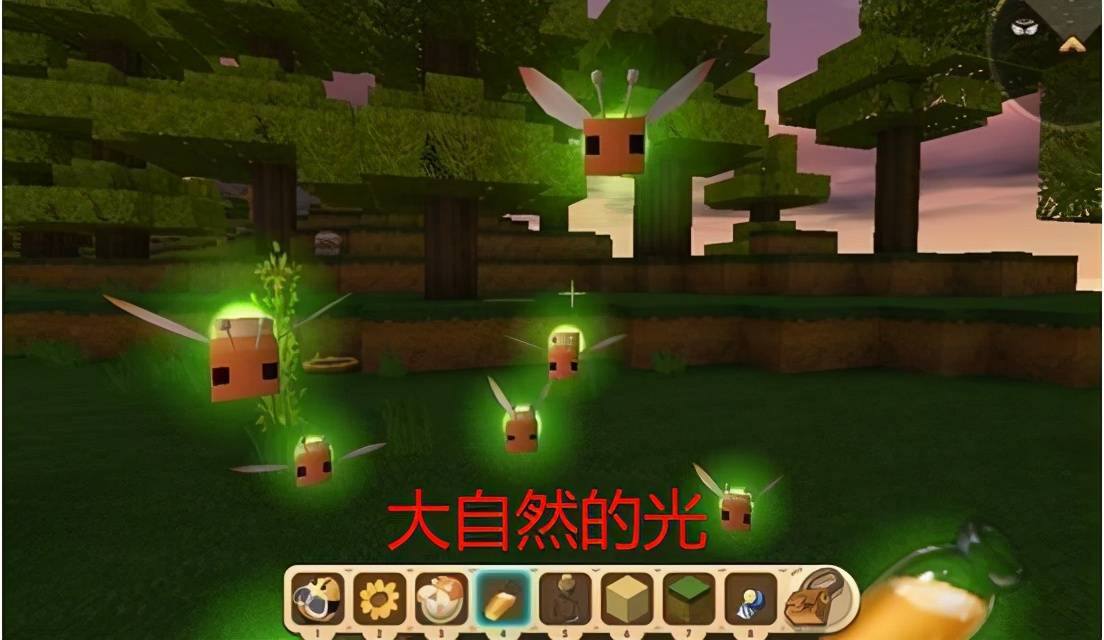 迷你世界常见的几种照明道具,火把很实用,这个仿佛置身童话世界
