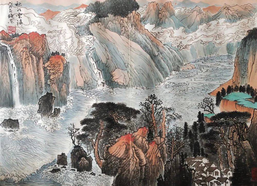 青山绿水 钟灵毓秀——罗晓东国画作品欣赏