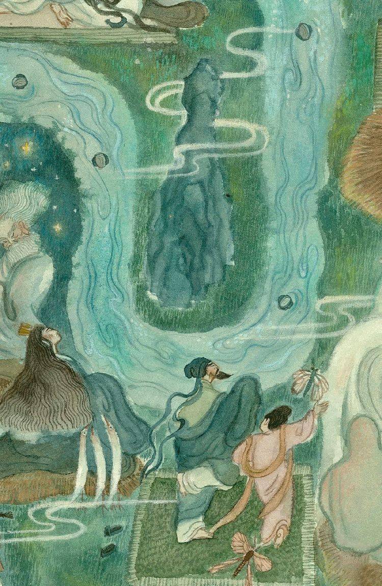 92年中国最美插画师,闭关一年画洛神,一笑倾城