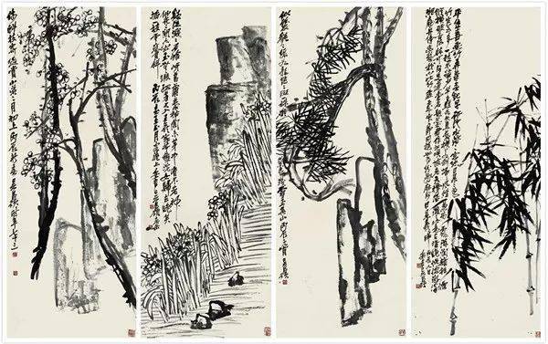 书画鉴赏】吴昌硕:花果十二屏