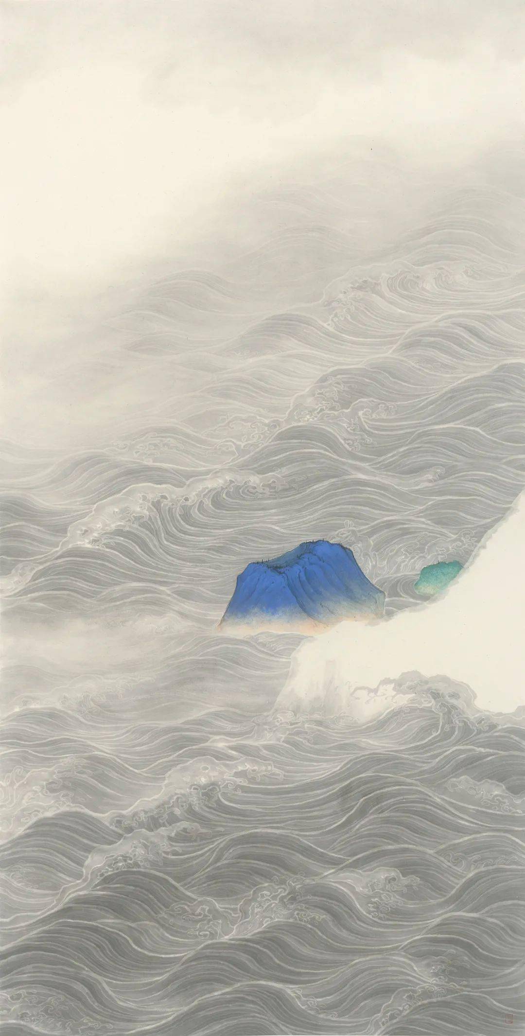 他与“水性”博弈,进行着“水的突围”,独辟蹊径走出了全新的创作之路
