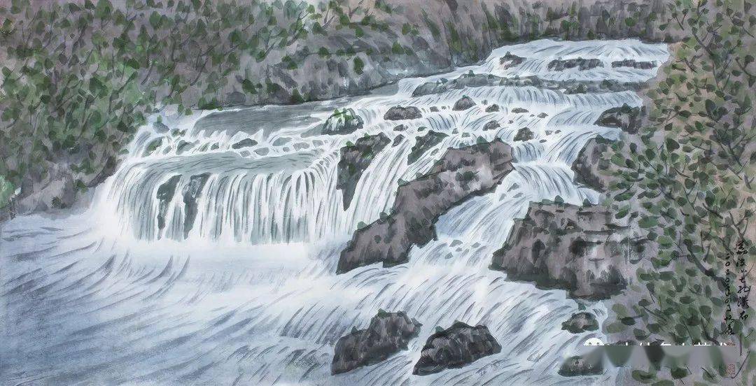 中外名人艺术丨中和之美—观柴博森山水画
