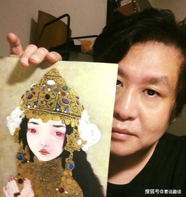 郑智化绘画作品很前卫,不输国际大师曾梵志,有艺术和魅力性