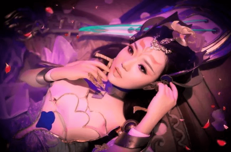 夏日炎炎,王者荣耀杨玉环COS美若天仙似原画!