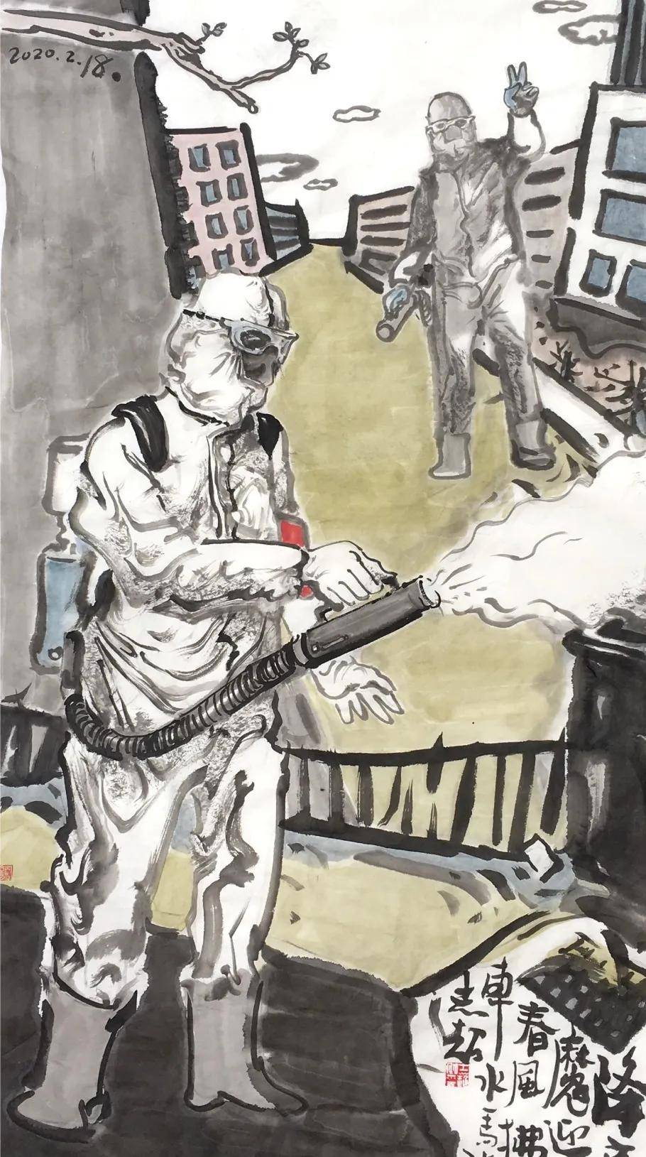 珍藏《感恩》!一幅画,暖了汶川千万同胞