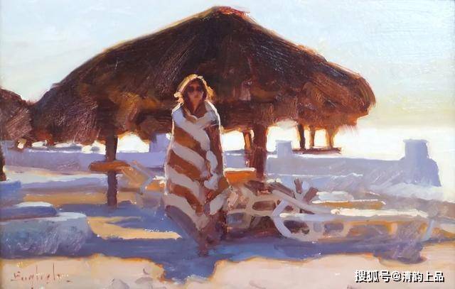 光与色的交响,美国画家金·英格利什,油画作品欣赏