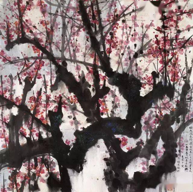 黄永玉画梅花,风情万种