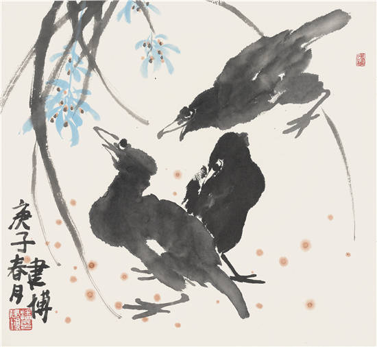 "建"笔凌云意兴豪——关于潘建博绘画的印象