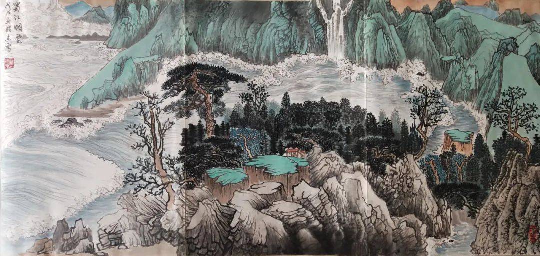 青山绿水 钟灵毓秀——罗晓东国画作品欣赏