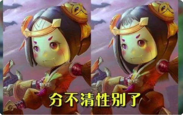 当英雄披散头发后,小乔温柔,公孙离淑女,但鲁班却让人爆笑