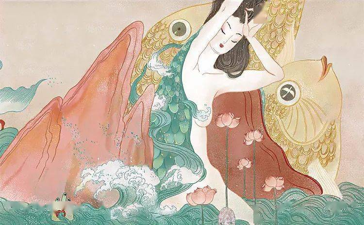 92年中国最美插画师,闭关一年画洛神,一笑倾城