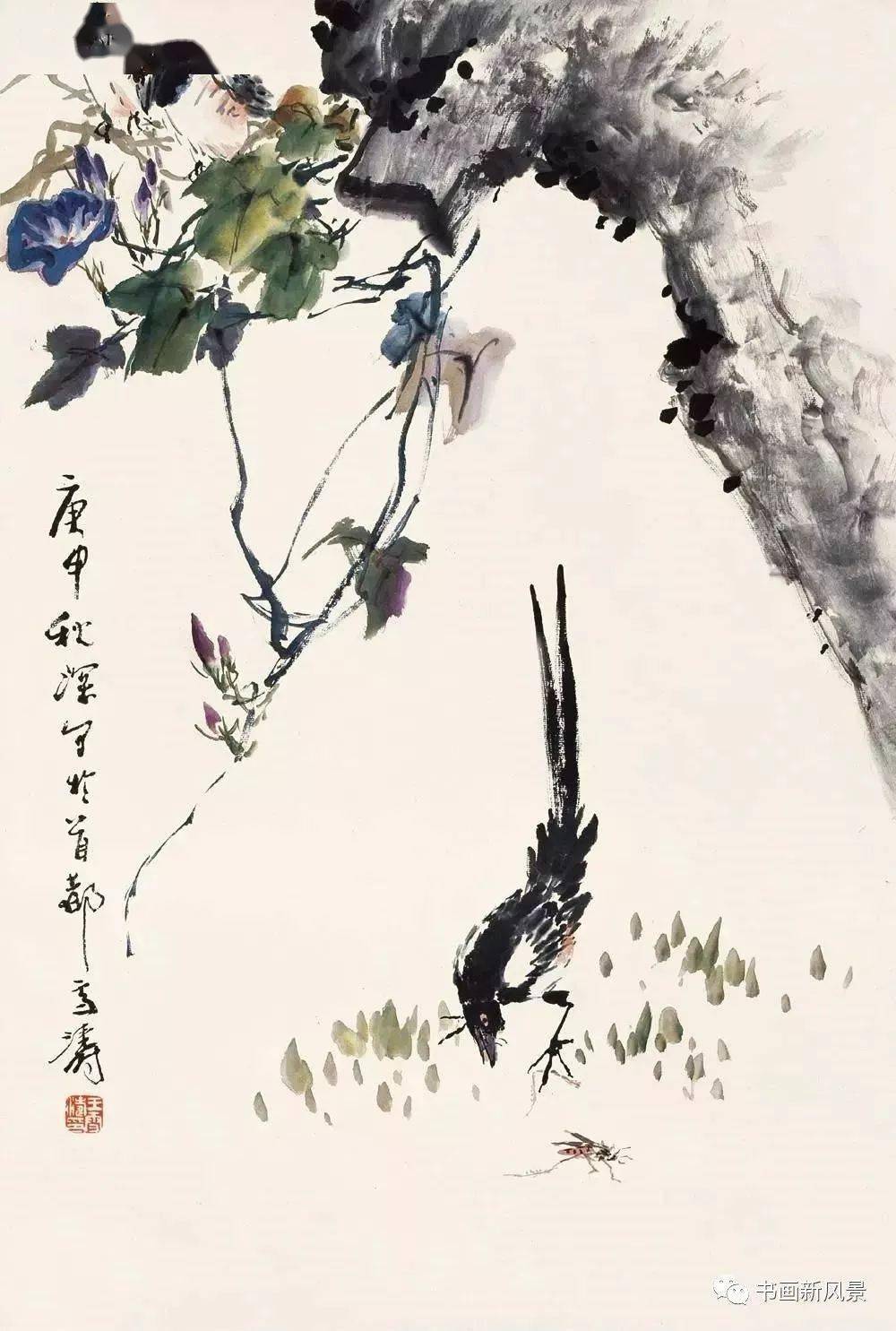 王雪涛画喜鹊精选30幅,养眼!