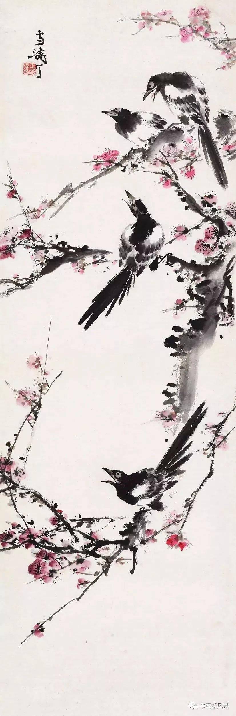 王雪涛画喜鹊精选30幅,养眼!