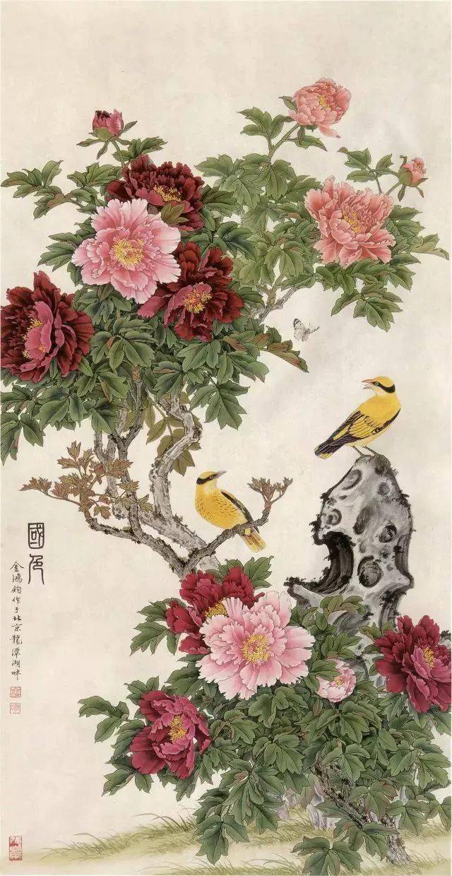 精选工笔牡丹作品,望画友喜欢!