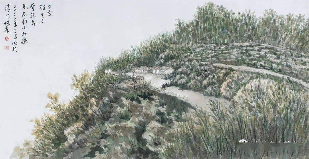 中外名人艺术丨中和之美—观柴博森山水画