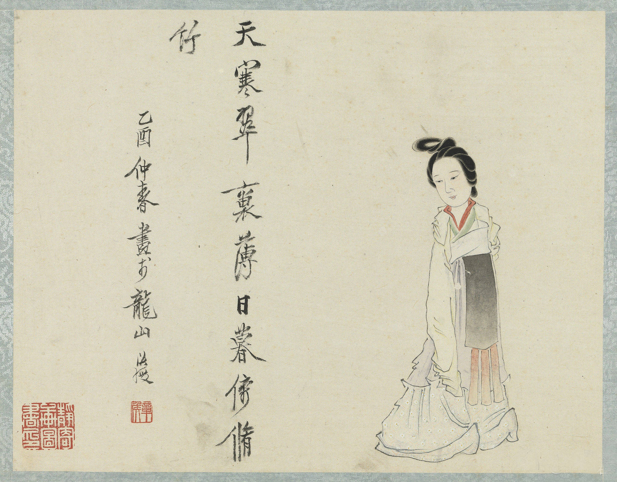 古画中的“她” ,有着超越画卷的淡妆雅度