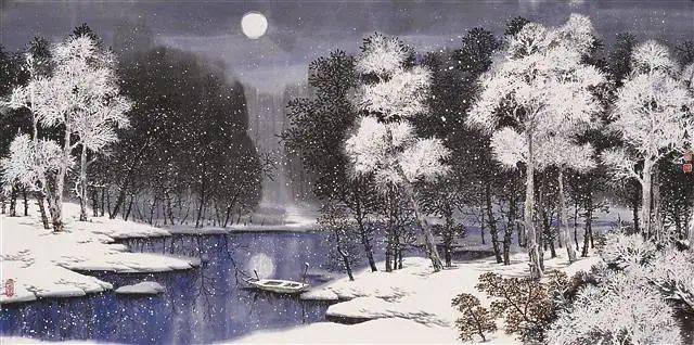 100幅山水雪景的画法(一生受益的国画教程~)