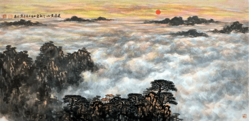 当代著名画家黄之——逍遥黄山系列