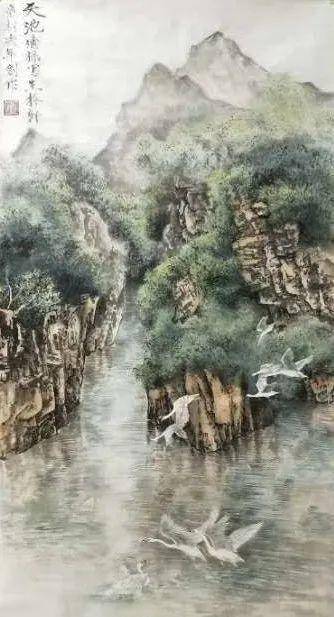 王德禄山水画集:水的技法