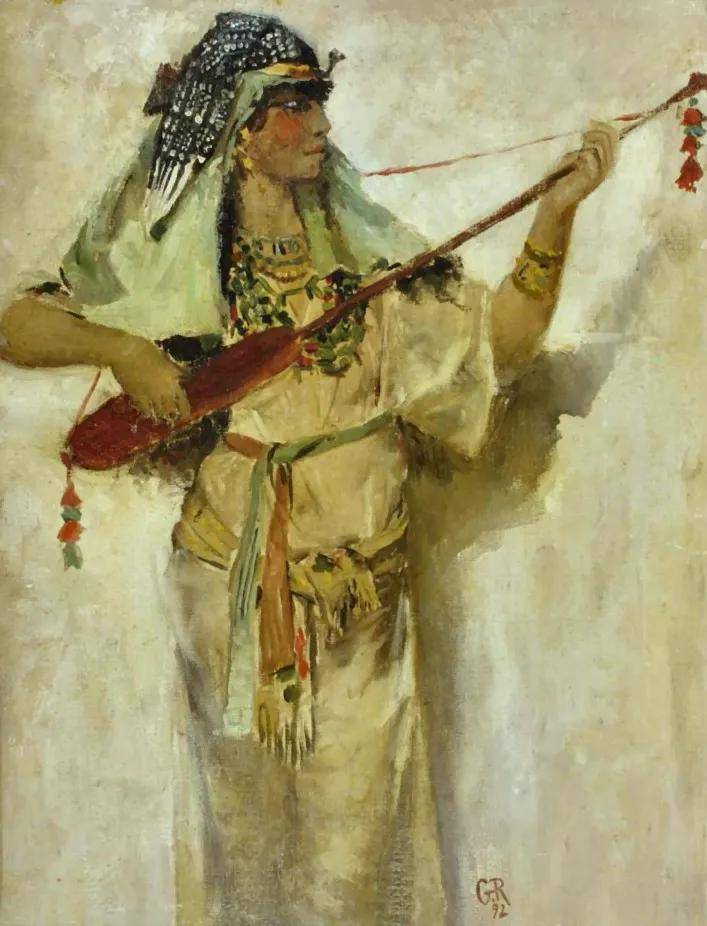 历史装饰画家罗切罗斯,以一种感性的自然主义风格来绘画作品