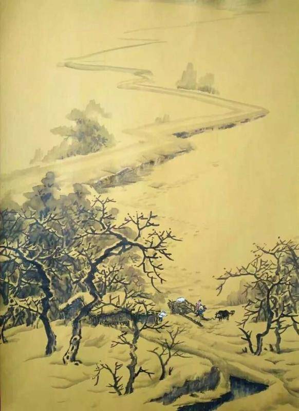 中国美术家协会会员王怀友山水冰雪画鉴赏