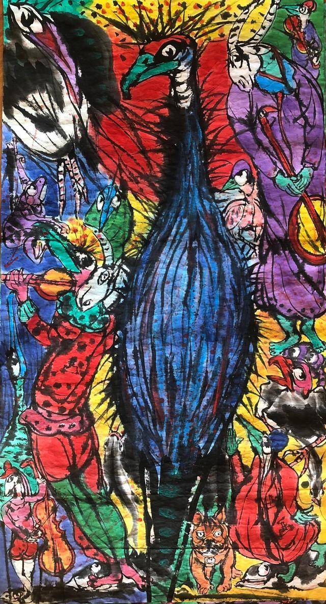 彩墨光华当代艺术——姜宏光绘画作品欣赏