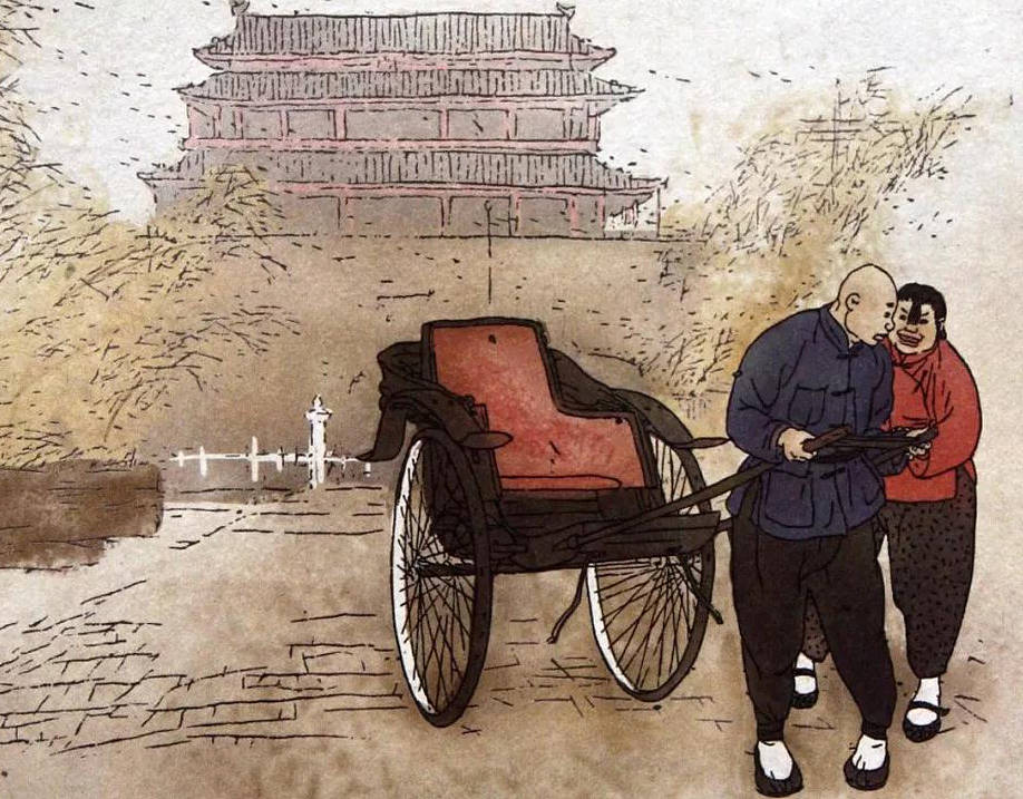 老舍笔下的荒谬中国人:害死2条人命的老人,和摸墙走路的大学生