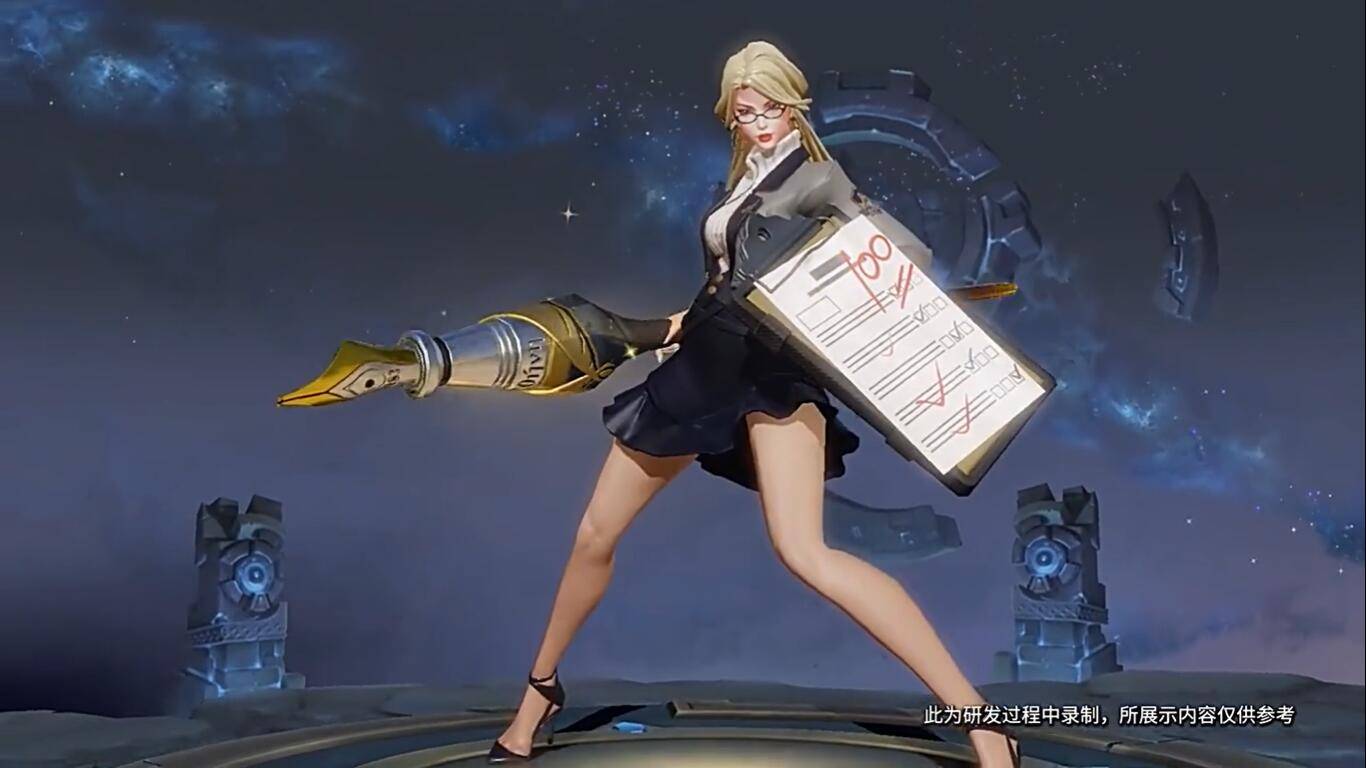 雅典娜战令皮爆料仅3天,OL造型引热议,这句台词让全网沸腾