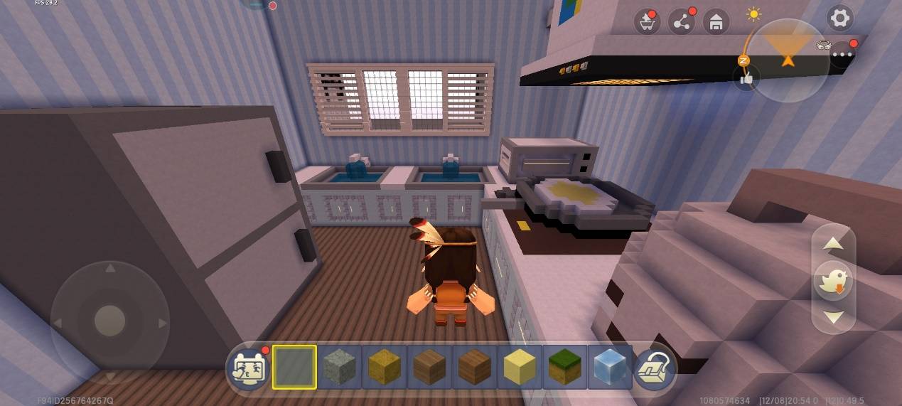 迷你世界:温馨又别致的蓝色空间,玩家却要"破窗而入"