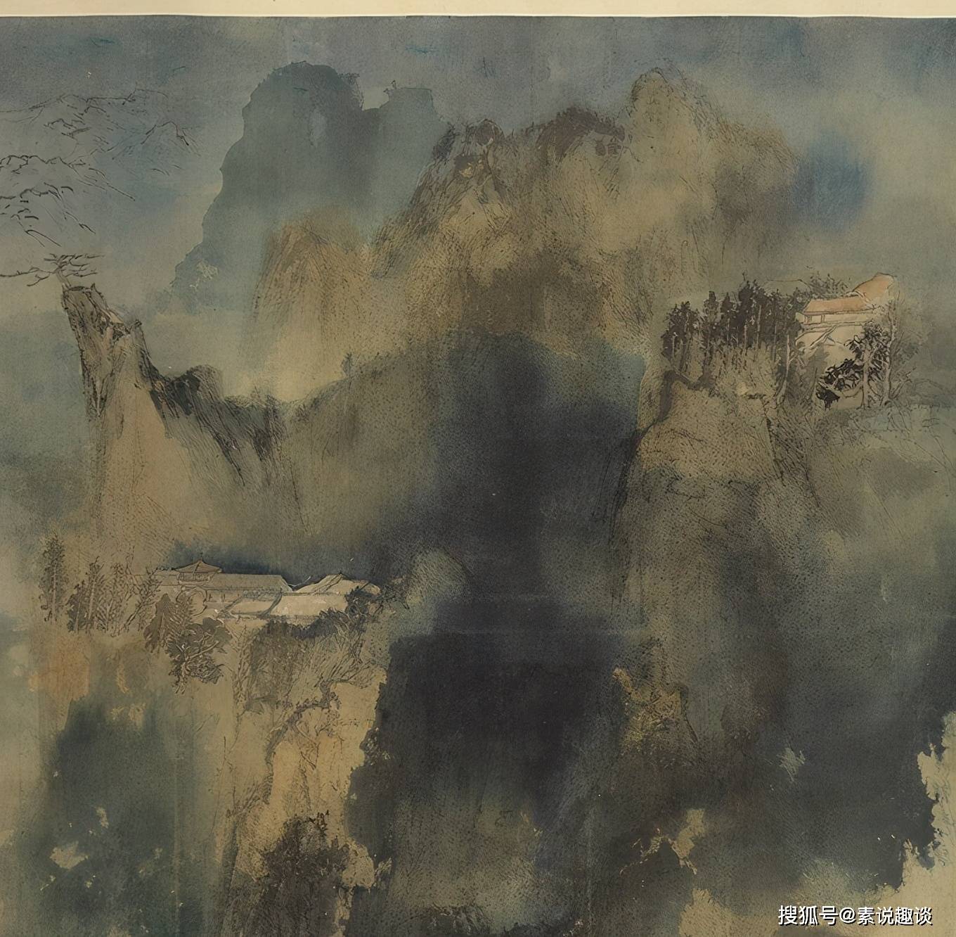 张大千画的最大作品,比齐白石作品大气,专家:无法正常估价