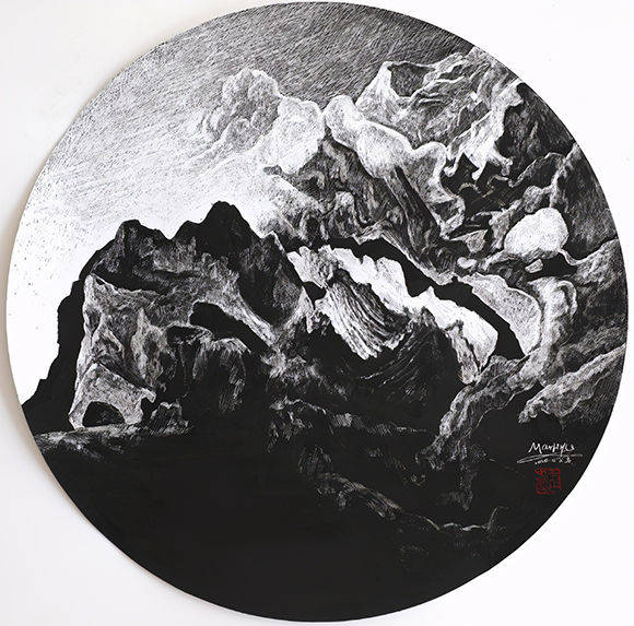 刀笔随心,万物生机:墨刻绘画发明人于占春,刀尖下的温度