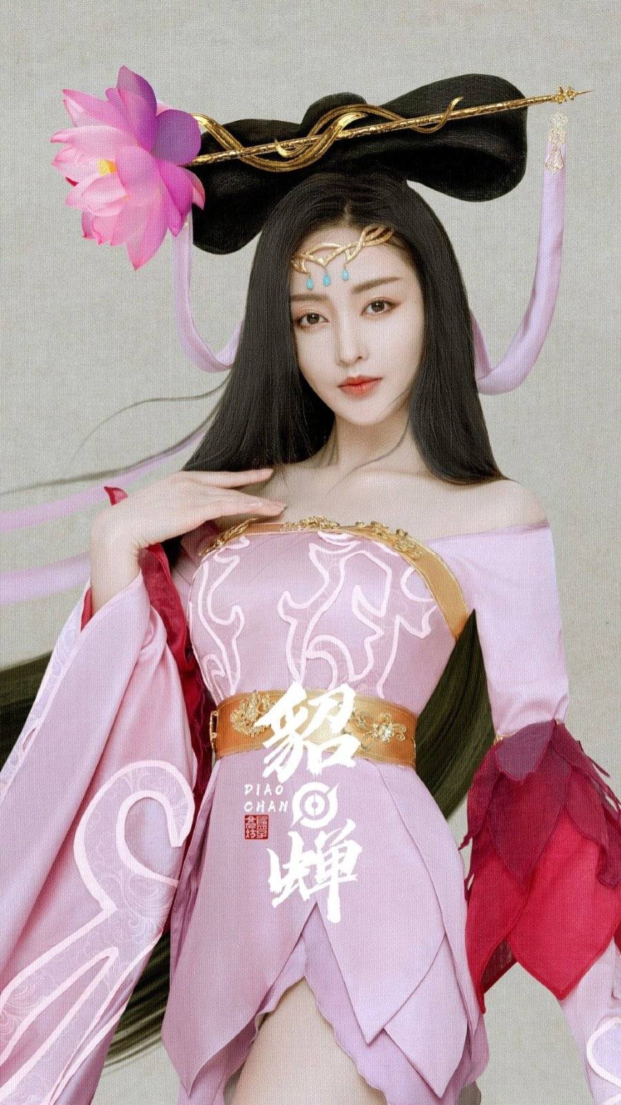 张天爱仿妆貂蝉,当她抬腿那一刻,刷新了我对貂蝉的认知
