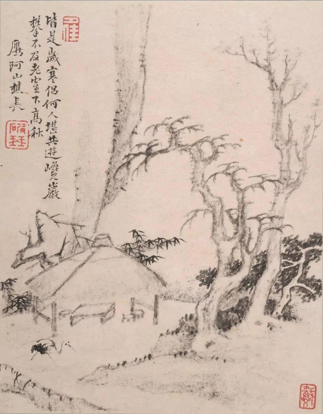 名作 | 一组枯山瘦水,一个空寂世界