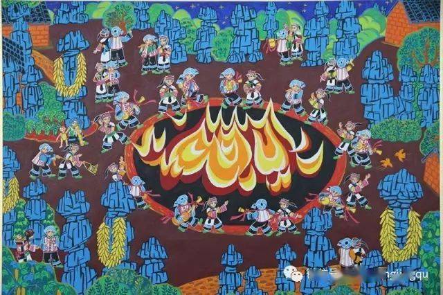 石林民间画家金牛作品欣赏