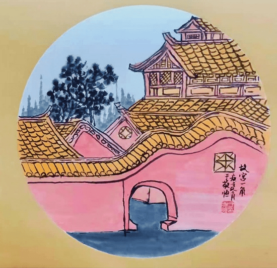 美到沉醉!北京中小学生“画”说故宫