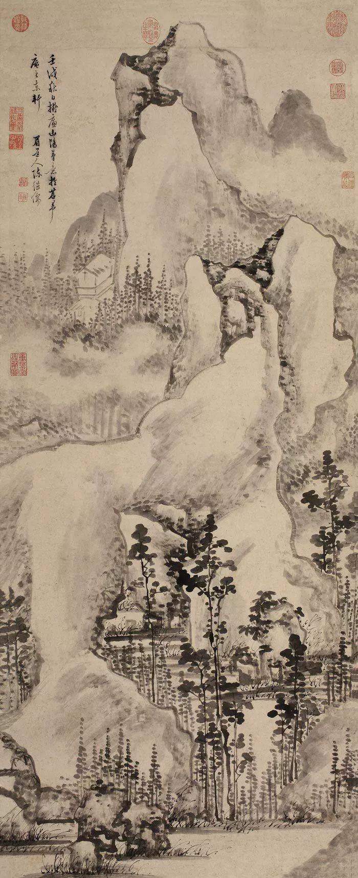 空谷清音|陈继儒山水