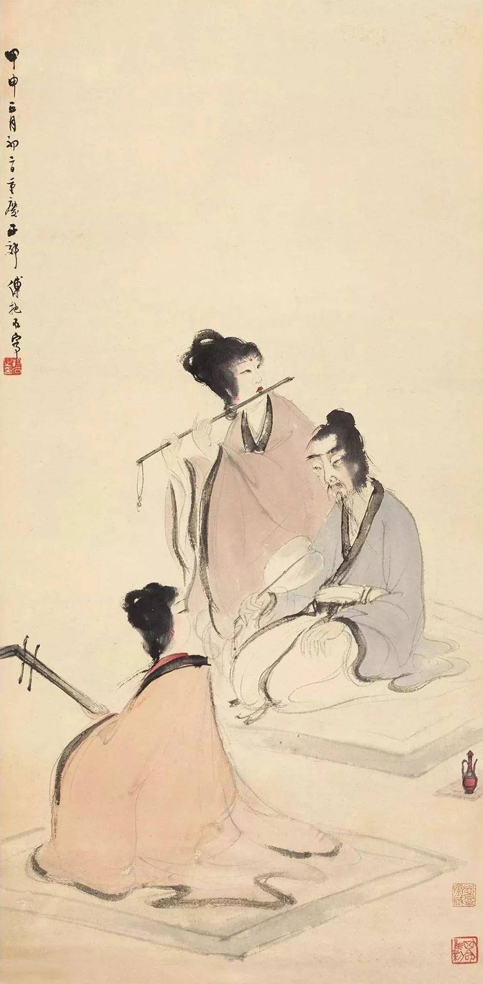 傅抱石:我是靠精神指挥我的双手