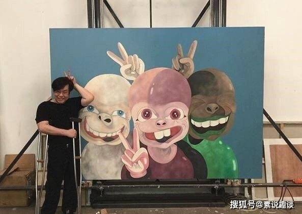 郑智化绘画作品很前卫,不输国际大师曾梵志,有艺术和魅力性