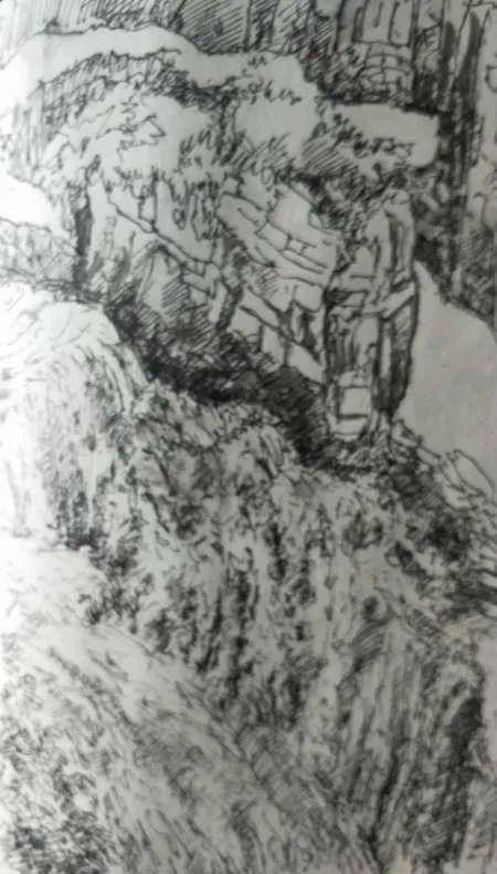 王德禄山水画集:水的技法