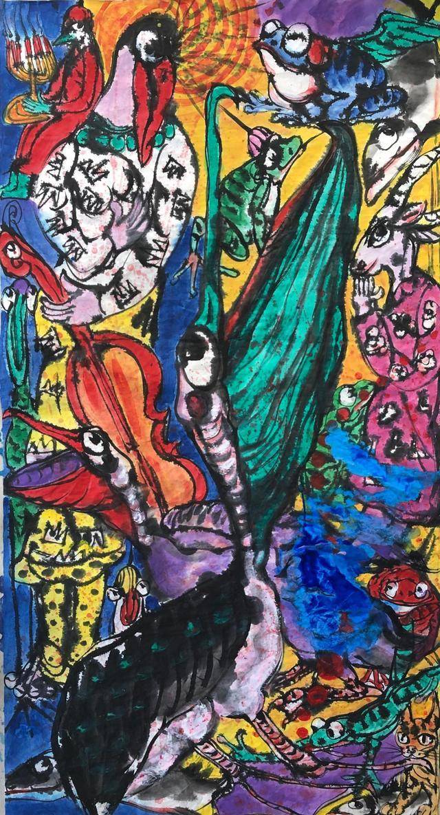 彩墨光华当代艺术——姜宏光绘画作品欣赏