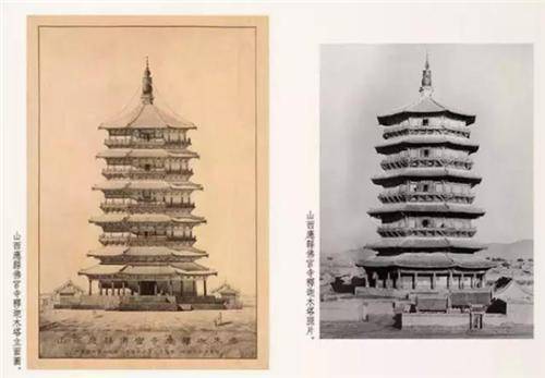 梁思成的古建筑手绘稿:当时没有CAD,但精美程度却令人叹为观止
